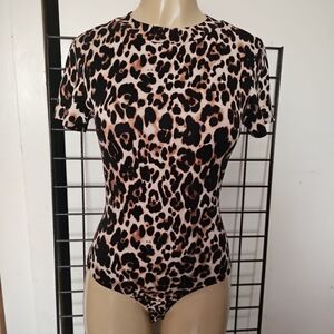 Active USA Leopard Print Bodysuit